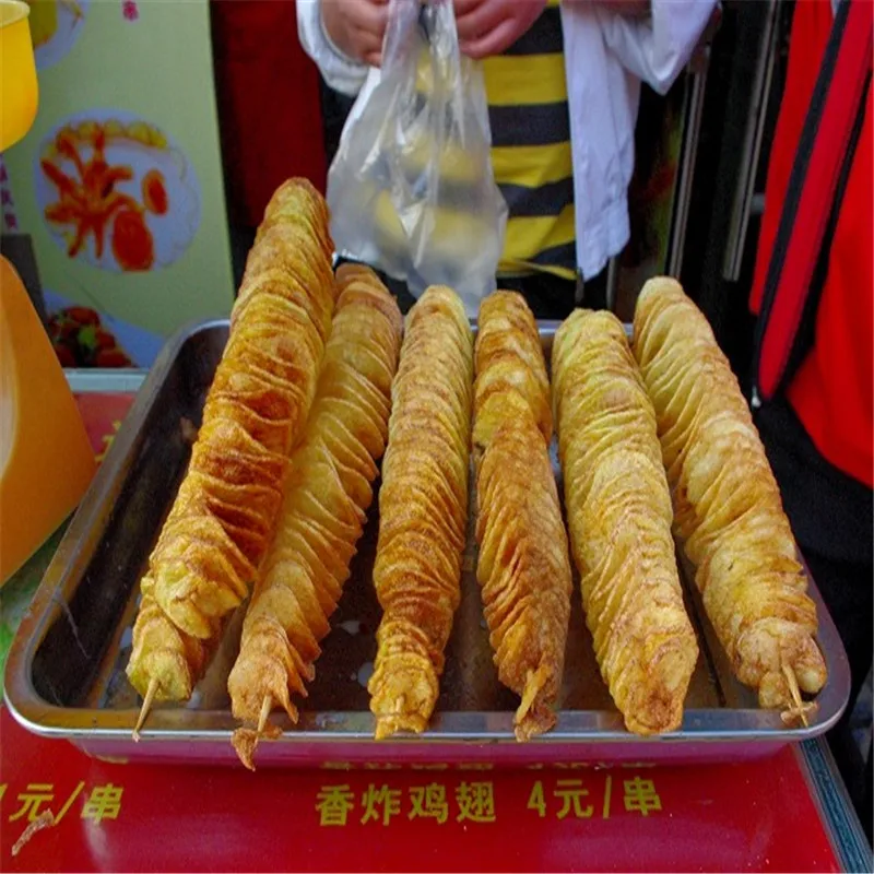 Spiral potato slicer electric potato slicer