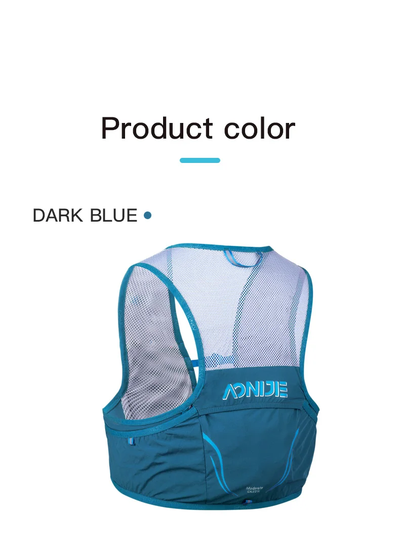 AONIJIE C932S 2,5 l tragbarer Trinkrucksack, Laufrucksack, Rucksack, Tasche, Weste, Geschirr für Wandern, Camping, Marathon, Rennen, Klettern – Detail 12