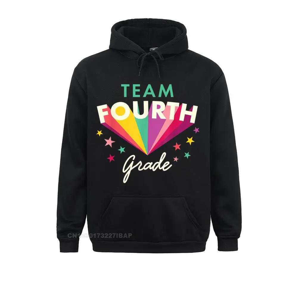 

Team 4th Fourth Grade Teacher Back To School Top Hoodie Sweatshirts Hoodies Fashionable Kawaii Sportswears Chinese Style Adult