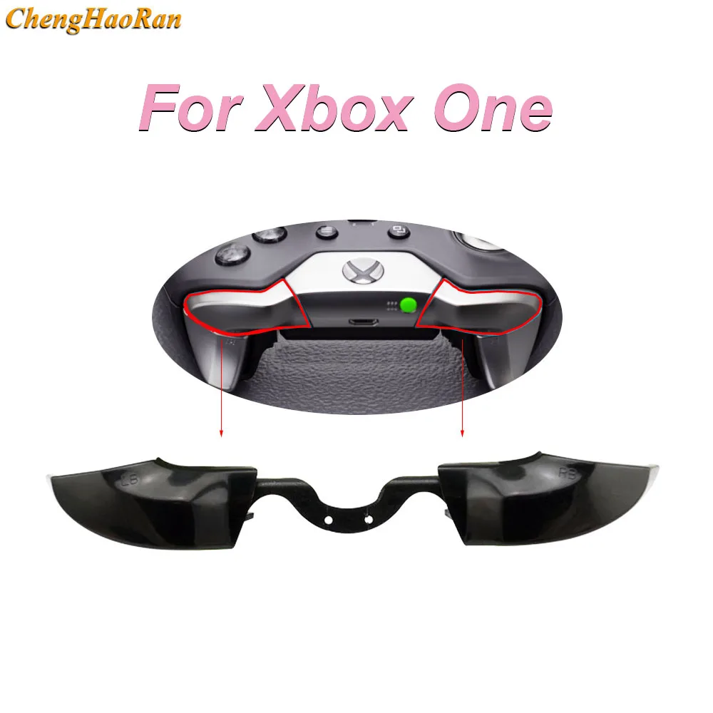 

ChengHaoRan 1x Black Replacement Bumper LB RB Trigger Button for Microsoft Xbox One Controller