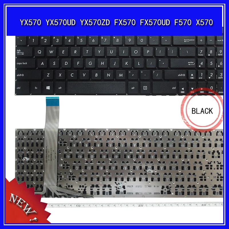 Laptop Keyboard For ASUS YX570 YX570UD YX570ZD FX570 FX570UD F570 X570 Notebook Replace Keyboard