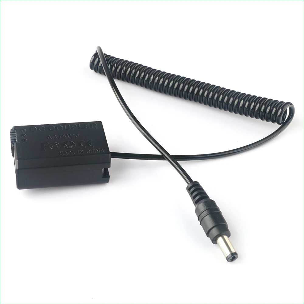 5.5x2.1 إلى AC-PW20 DC المقرنة موصل الطاقة NP-FW50 الدمية بطارية لسوني ILCE-7 ILCE-7S ILCE-7R 7RM2 7SM2 7M2 ZV-E10 ZV-E10L