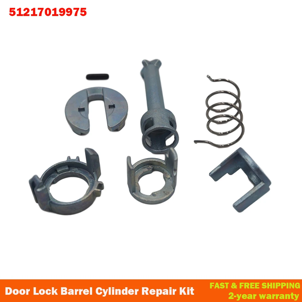 Door Lock Barrel Cylinder Repair Kit For BMW 3 Series X5 X3 E46 E53 E83 Front Left or Right 4/5 - Doors 51217019975 51218244049