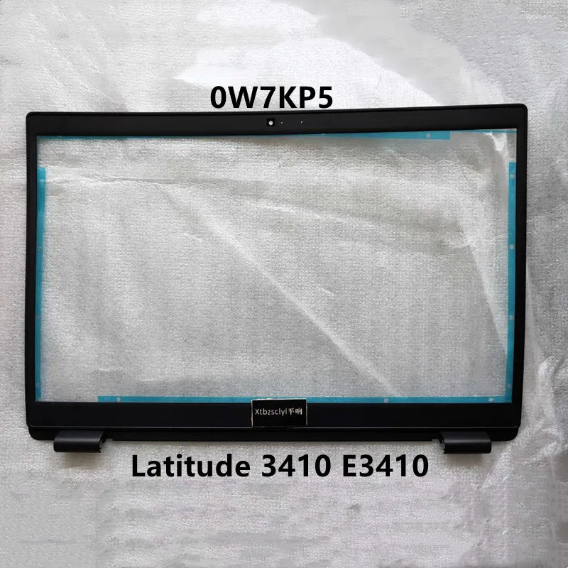 New For Dell Latitude 14 3410 E3410 Screen border LCD bezel cover black laptop shell 0W7KP5 W7KP5