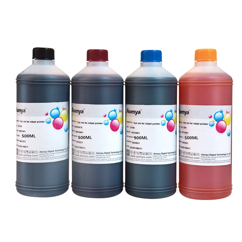 500ml x 4 kolory specjalistyczny atrament barwiący UV ciss do T5852 do drukarek Epson PM200 PM240 PM260