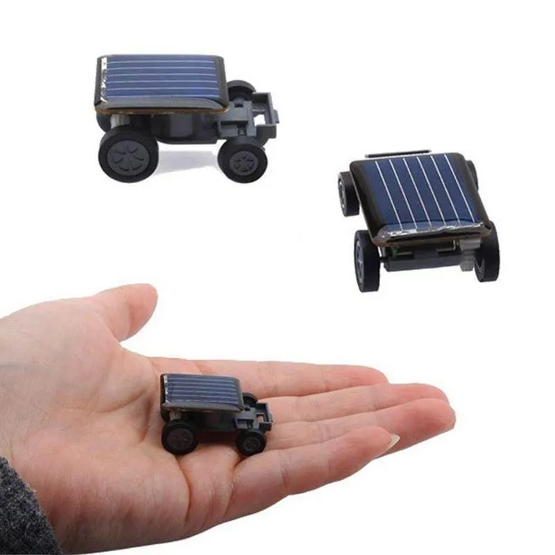 Mini coche deportivo de energía Solar, dispositivo educativo de diseño más pequeño, regalo divertido para niños