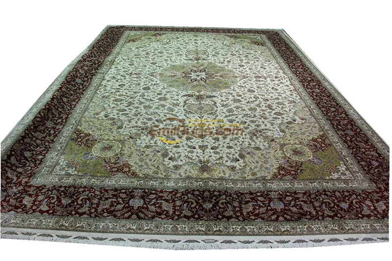 bedroom carpet Silk Persian Oriental woven Living Room Pattern