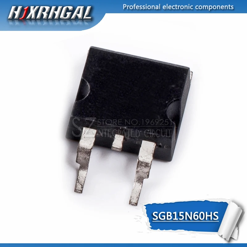 10pcs SGB15N60HS SGB15N60 TO-263 TO263 G15N60HS