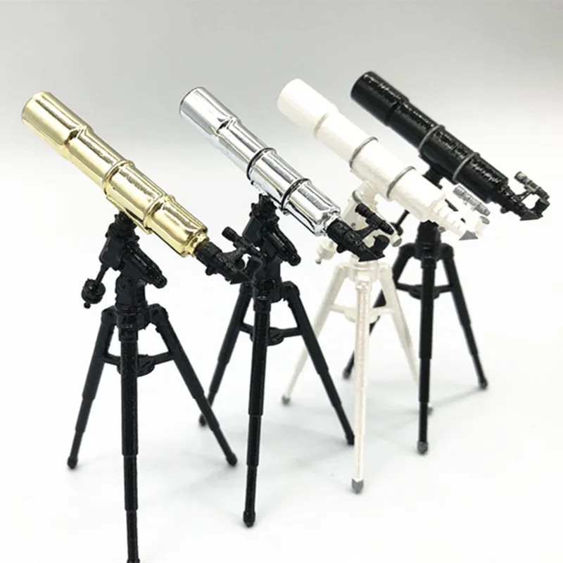 Miniature Dollhouse Model DIY Telescope Model Toy for DIY Gifts