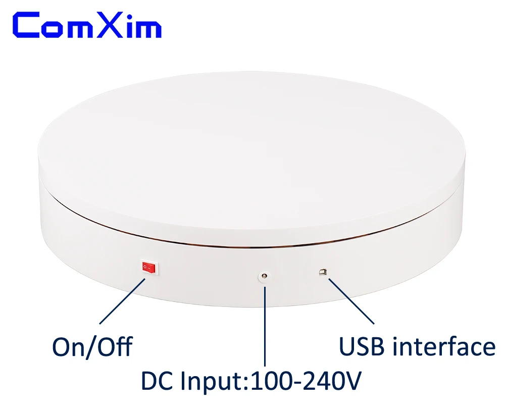 50cm Load 100kg Support Remote Control,WIFI,USB,360 Degree Rotating Base Electric Turntable Model Display Photography Equipment