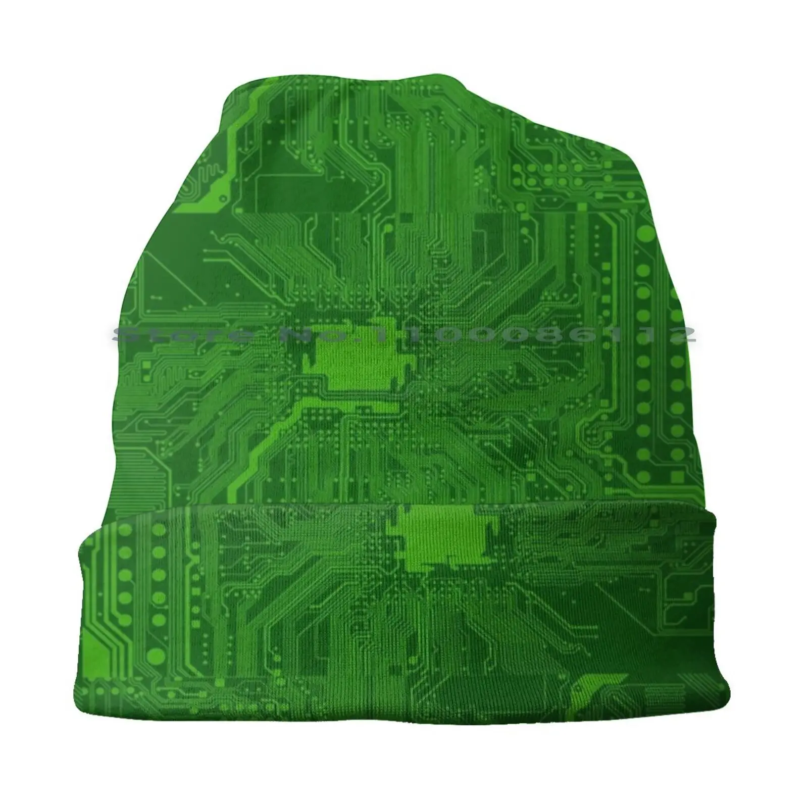 Cell , Pc , Board , Microchip , Chip , Green , Motherboard , P.c , Computer , Beanies Knit Hat Green Microchip Brimless Knitted