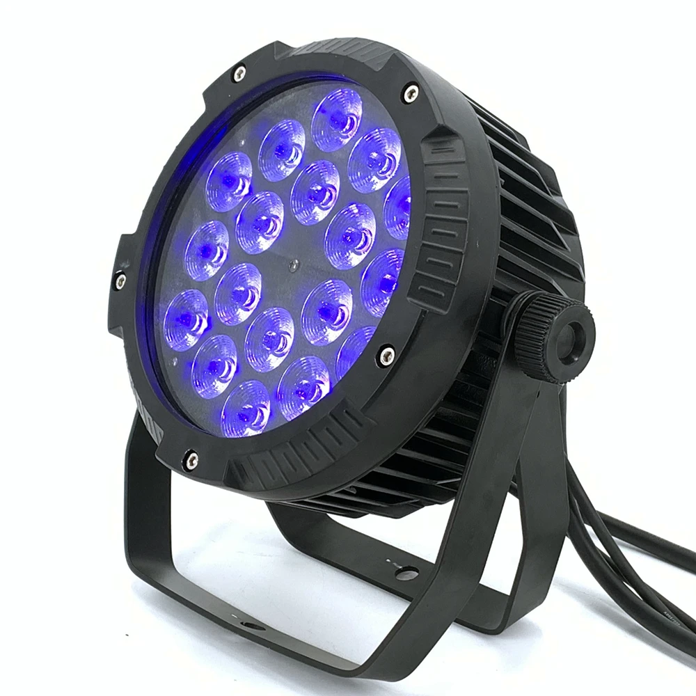 Ip65 Waterdichte Led Par Verlichting, 18X18W Rgbwa Uv 6in1 18X12W Rgbw 4in1dmx Controle Stage Beam Wash Dj Apparatuur Dj Discolampen