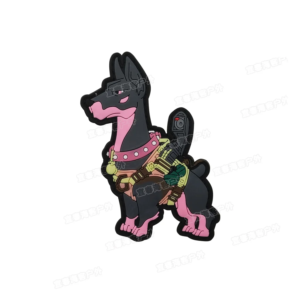 3D PVC K9 Dog patches Badge  k-9 Dog for Tactical Harness Vest Backpacks Airsoft rubber Patches Hook & Loop Patch