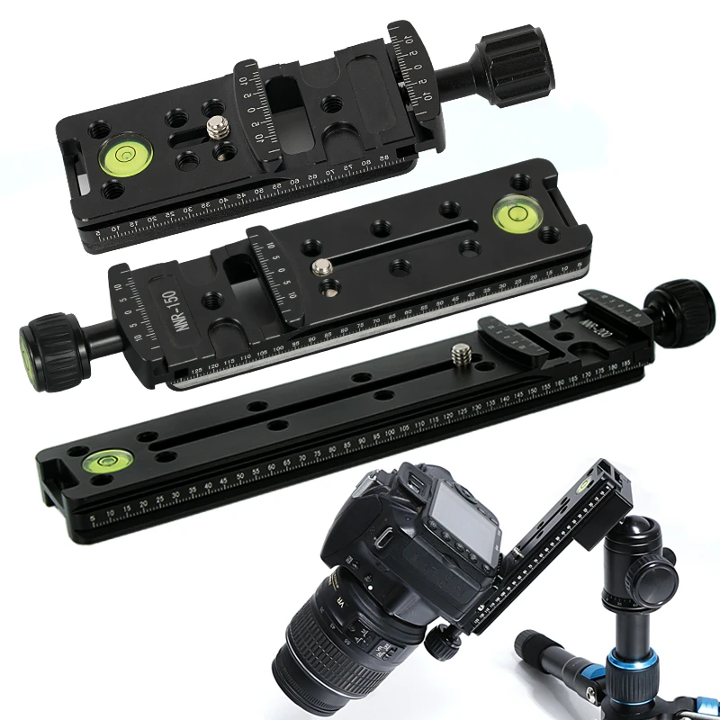 Slide Rail RRS long Quick Release plate Clamp Long-focus Zoom Lens Support Holder Bracket for Arca swiss Tripod camera ball head