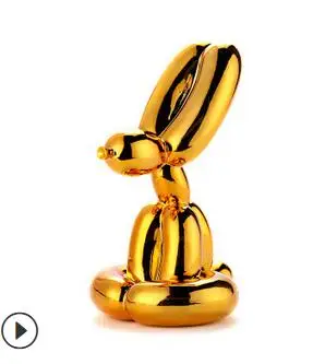 Factory direct works of art balloon rabbit sculpture display simple modern home decoration Hotel creative crafts art