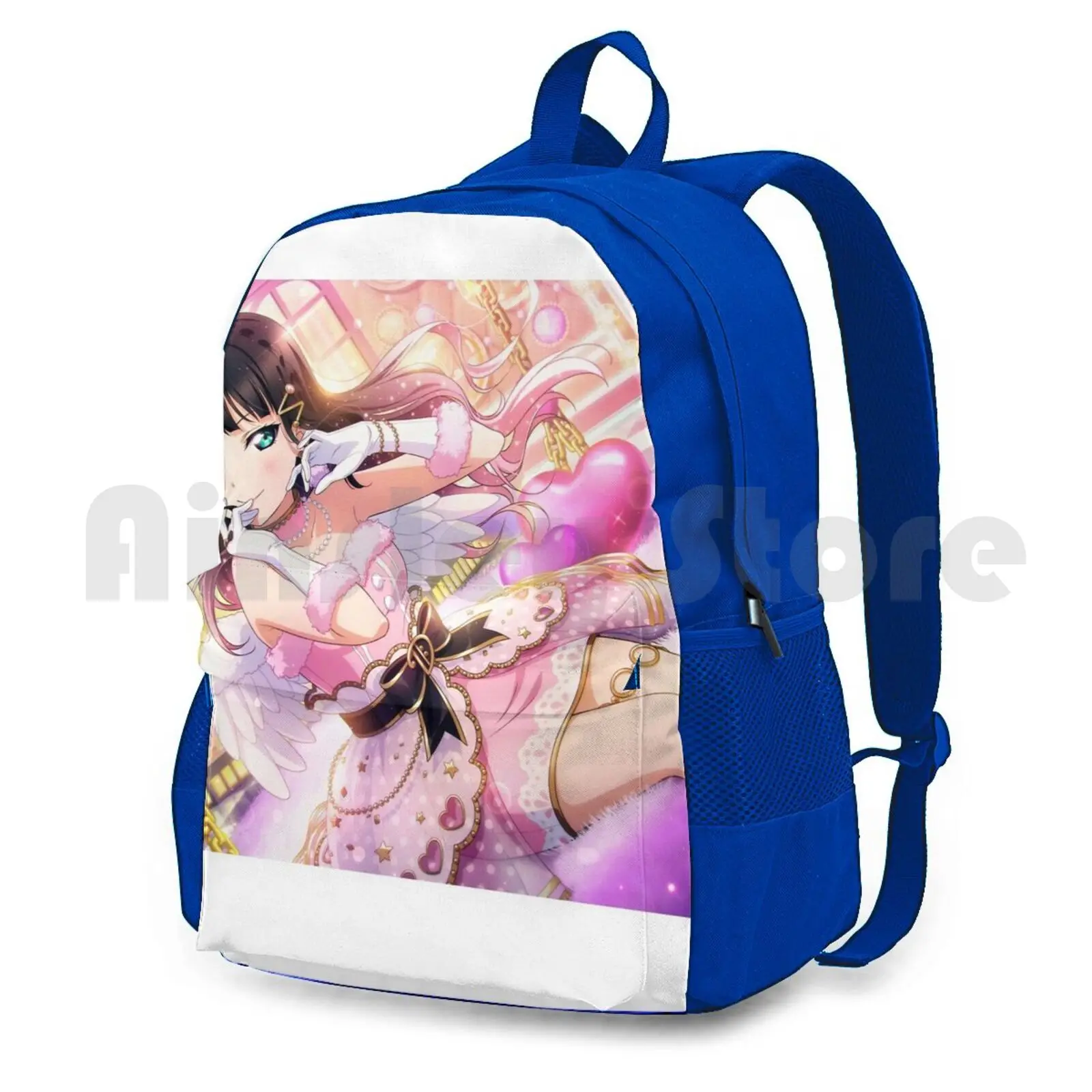 Luxury Pink Dia Kurosawa Outdoor Hiking Backpack Riding Climbing Sports Bag Dia Kurosawa Luxury Pink Llsifas Love Live Anime