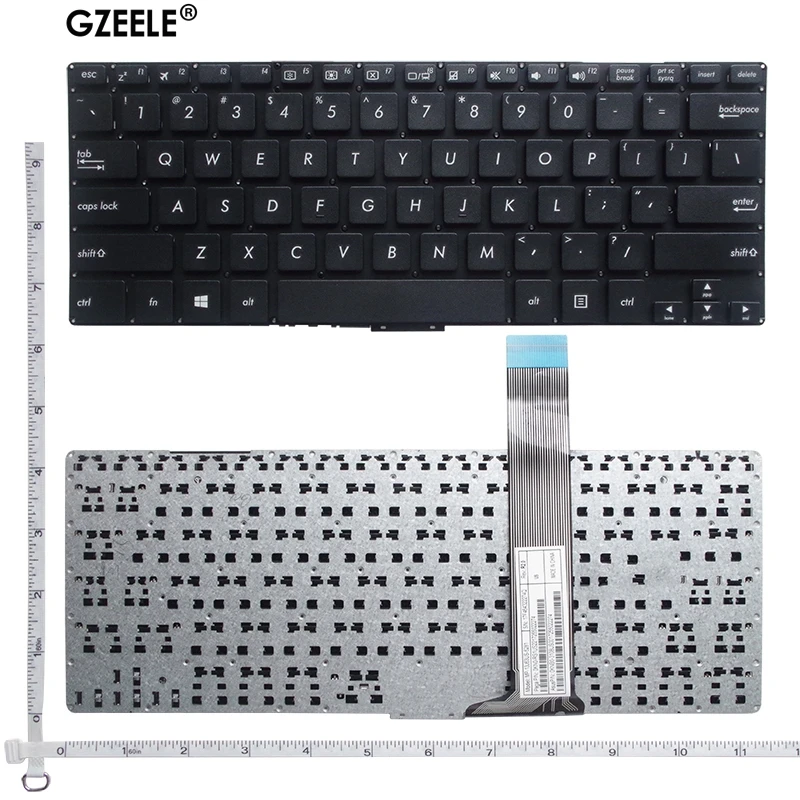 White/Black US keyboard for ASUS VivoBook S300 S300C S300CA S300K S300KI X302 X302L X302LA X302LJ X302U P302 P302C