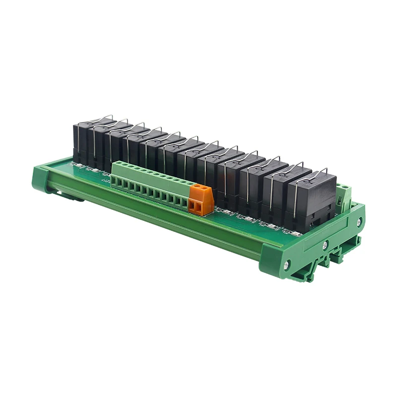 8 kanäle 12 Kanäle 1NO + 1NC DIN Schiene Montieren Interface Relais Modul PLC DC 12V 24V PNP/NPN Kompatibel