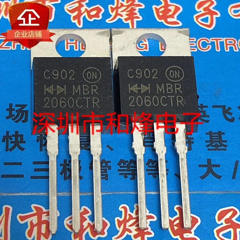 

10PCS MBR2060CTR TO-220 600V 20A