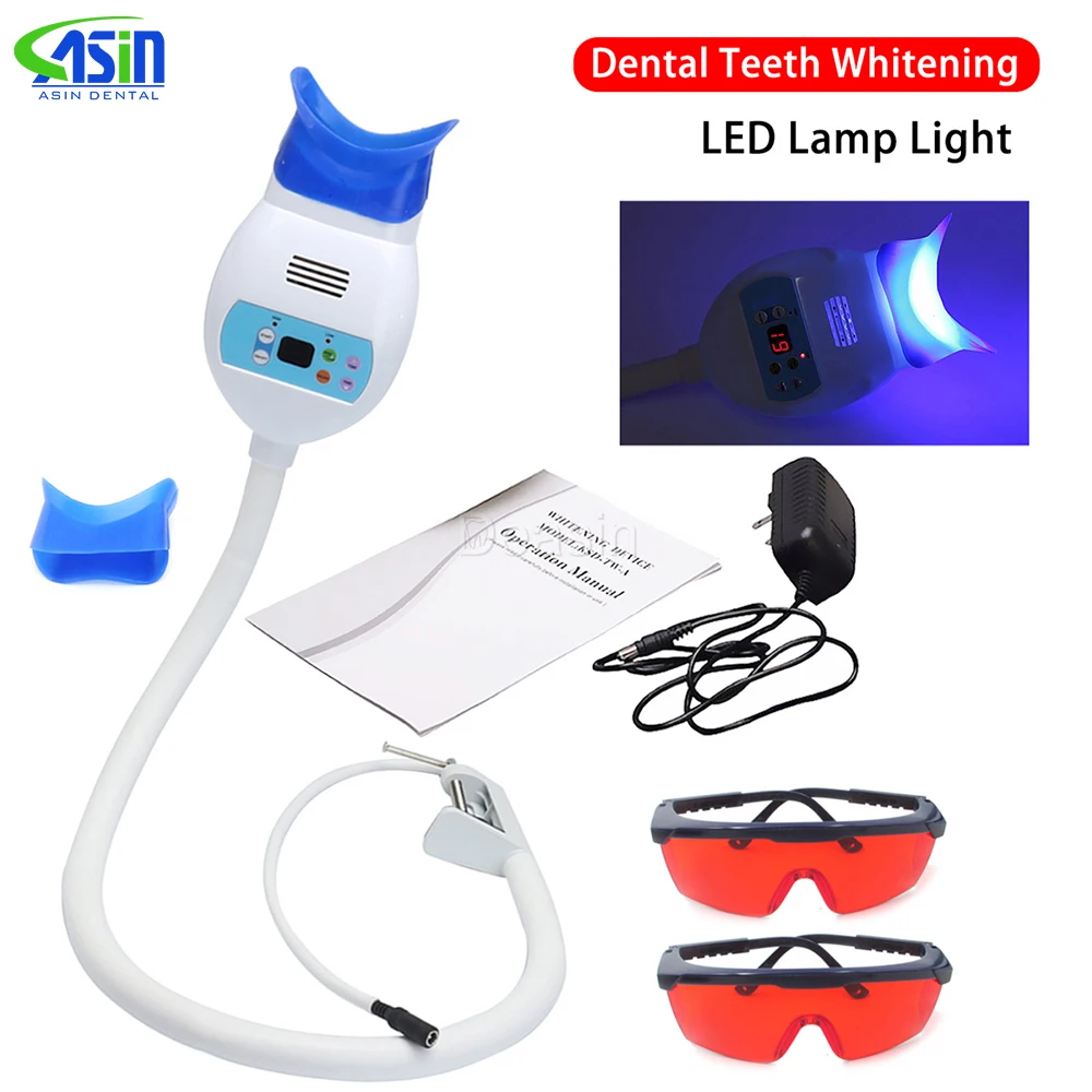 Good Quality New Dental LED Lamp Bleaching Accelerator System Use Chair Dental Teeth Whitening Professional Machine + 2 Goggles