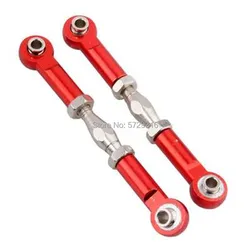 2pcs 106017 166017 Aluminum Front / Rear Linkages Alloy Sonic Servos Link 08242 06016 1/10 Upgrade Parts For HSP 94111 94188