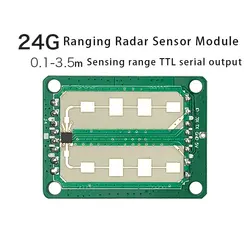 Módulo de Sensor de Radar de rango de onda de 24G, HLK-LD303, LD303, Sensor de movimiento inteligente, distancia de salida de serie TTL, envío gratis