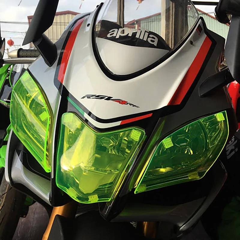 For Aprilia RSV4 RR RF RSV4RR 2015 2016 2017 2018 Motorcycle Front Headlight Screen Guard Lens Cover Shield Protector