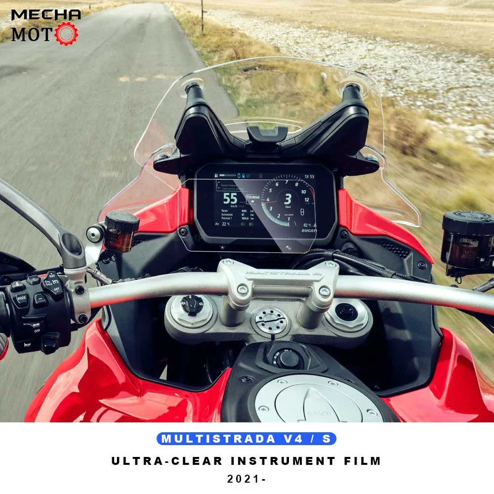 Motorcycle Scratch Cluster Screen Dashboard Protection Instrument Film For Ducati Multistrada V4 Pikes Peak v4S Sport 2021