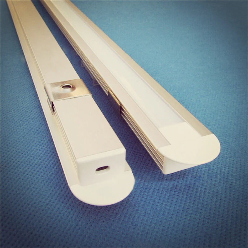 10-30pcs 80inch 2m Recessed Profile Kitchen Cabinet Wardrobe Bar Light 12mm Strip Embedded Aluminum Channel Housing