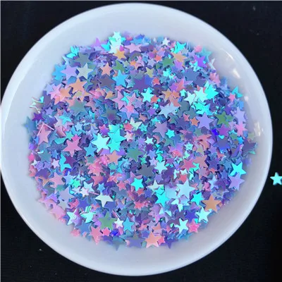 20g Mix White Pink Star Nail Sequin Multi Size 3mm 4mm 5mm Star Sequins Paillette,Nail Art manicure/wedding decoration confetti