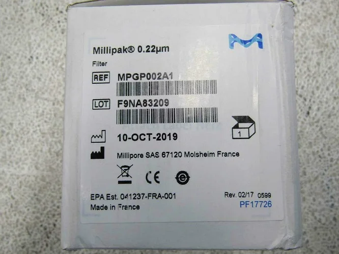 For Millipore Millipak 0.22um Terminal Refiner MPGP002A1 For IQ7000