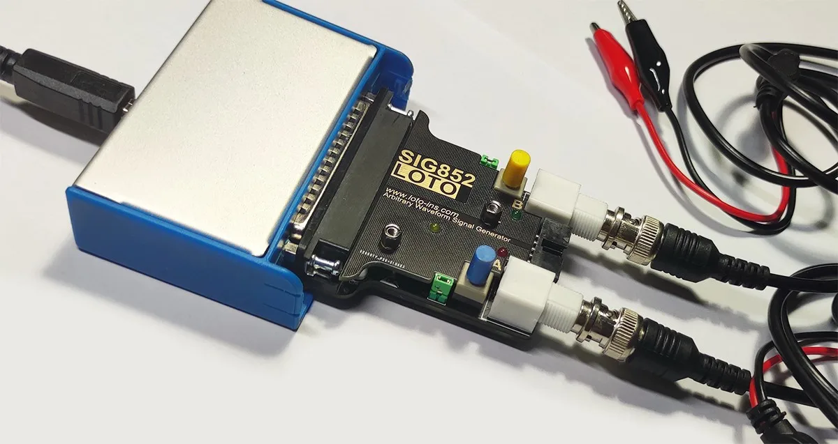 Imagem -05 - Loto Sig852 Usb Awg Gerador de Forma de Onda Arbitrária Gerador de Sinal Gerador de Função Canais