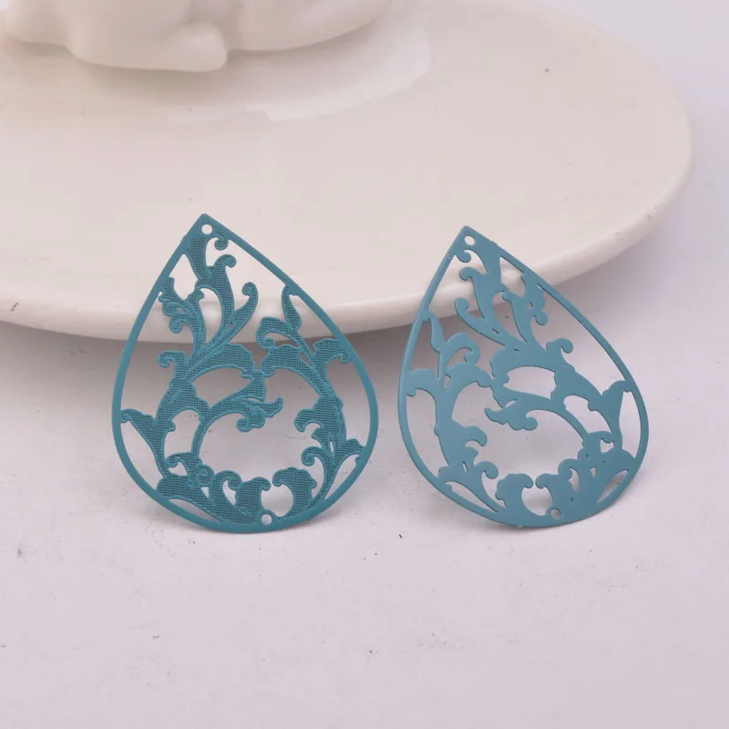 30 Stück AB1496 30*38mm Große Ovale Anhänger Ohrring-Zubehör DIY Schmuckkomponenten – Detail 6
