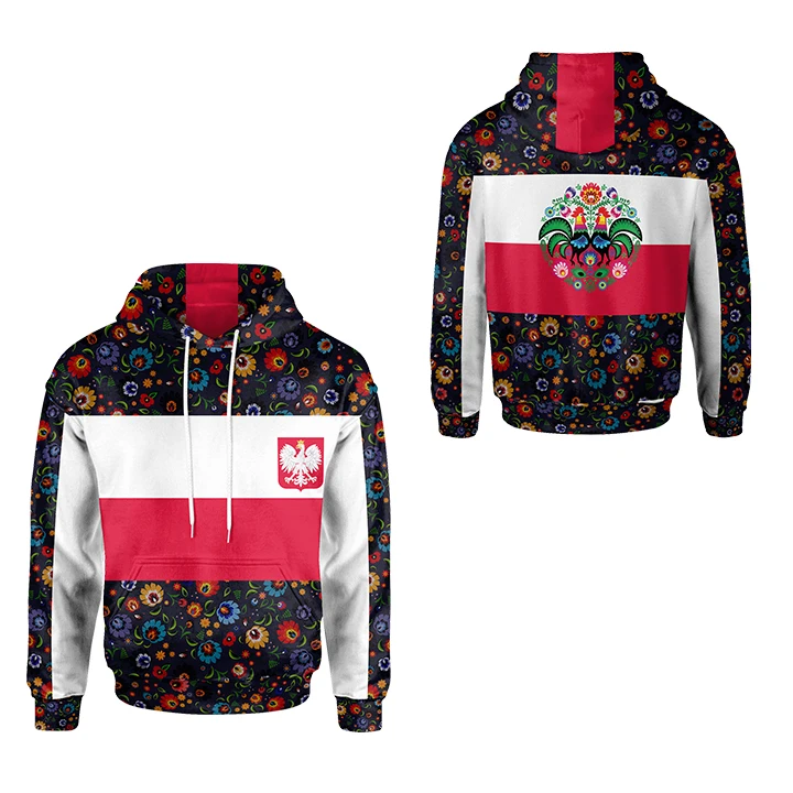 PLstar Cosmos 3DPrint Newfashion National Culture Poland Country Flag Tattoos Harajuku Streetwear Funny Unisex Zip/Hoodie Style9