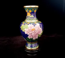 3 Style Collectibles Chinese Flower Patterns Cloisonne Vase