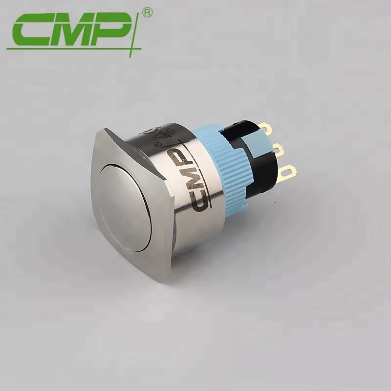 

22 мм кнопка мгновенного действия/фиксации 1NO1NC или 2NO2NC водонепроницаемый квадратный метал-переключатель 5 шт./упак.