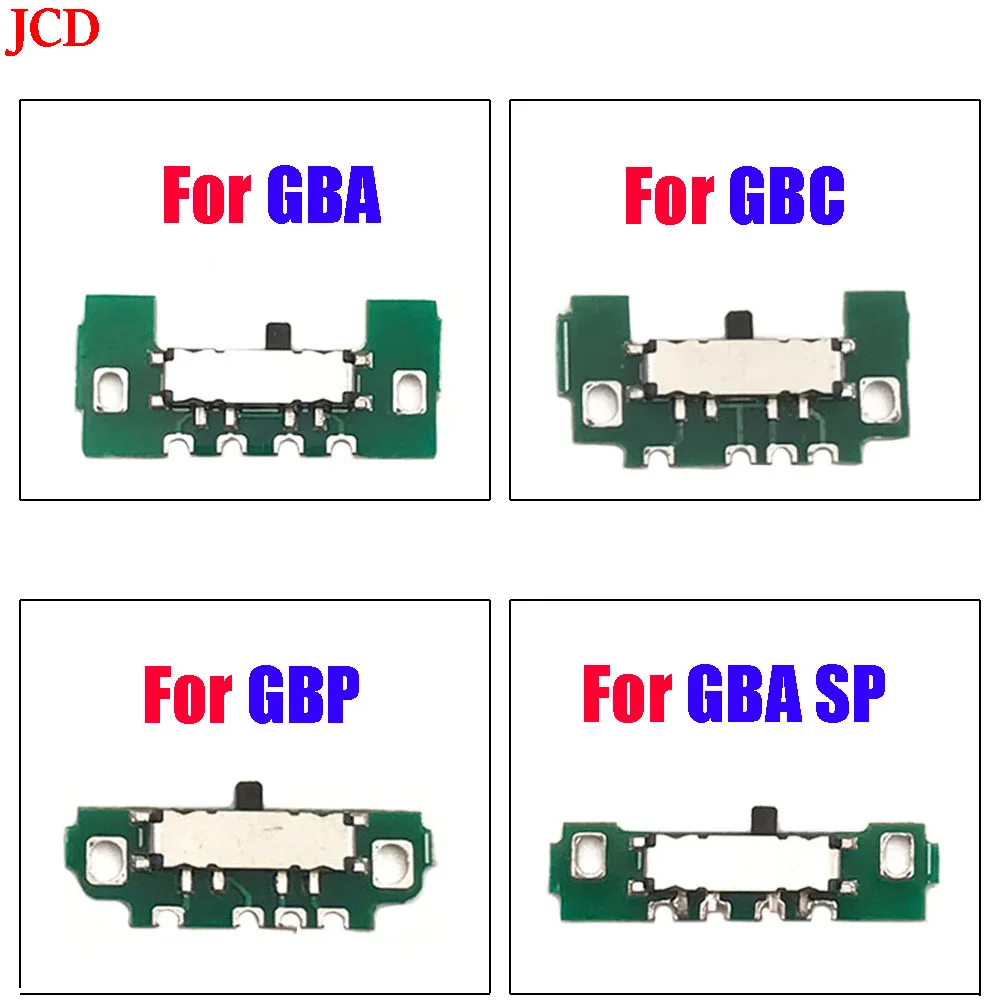 

JCD 1pcs Power Switch On Off Buttons with PCB Board Replacement For GBA / GBC / GBP / GBA SP Game Console