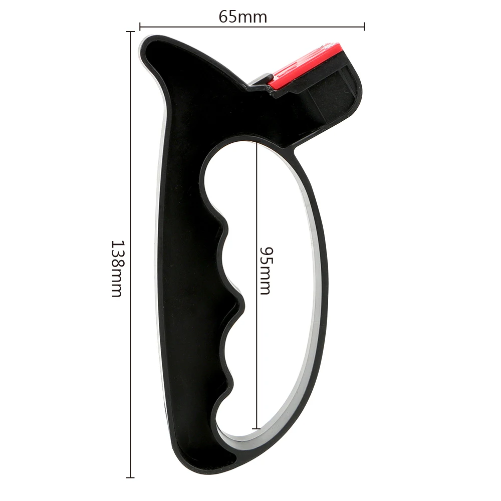 Knife Sharpener Handheld Scissor Blade Sharpening Convenient Kitchen Tools Grindstone 2 In 1