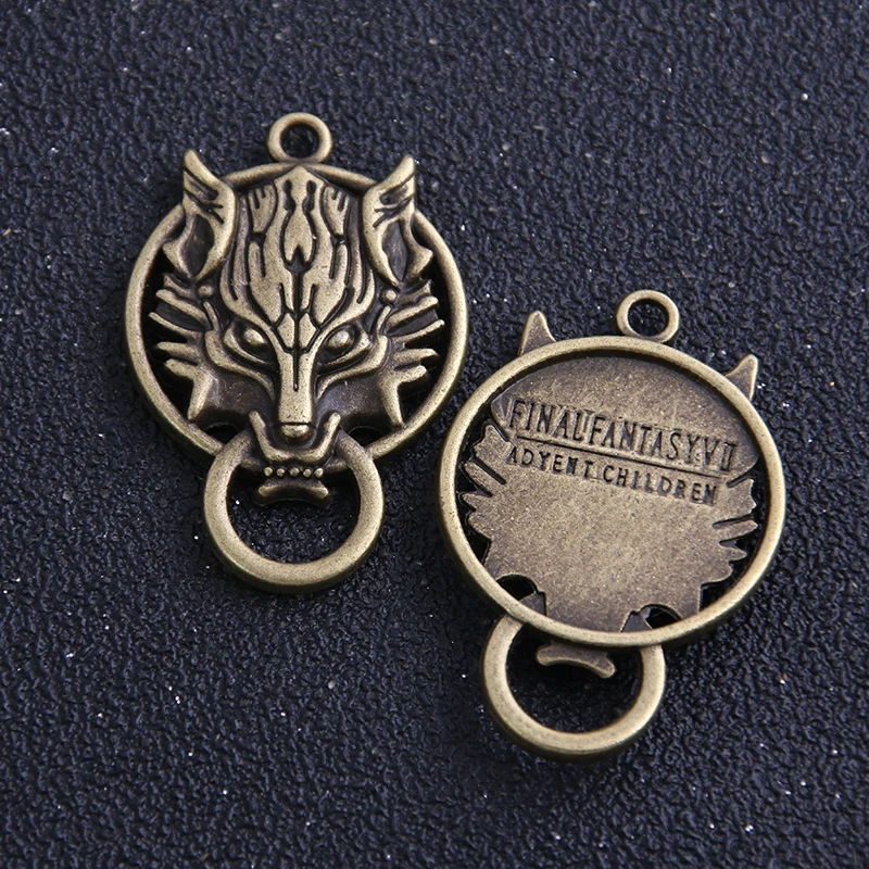 2 stücke 26*40mm Wut Wolf Charms Vintage Metall Zink-legierung Mode Trendy Tier Anhänger für Schmuck