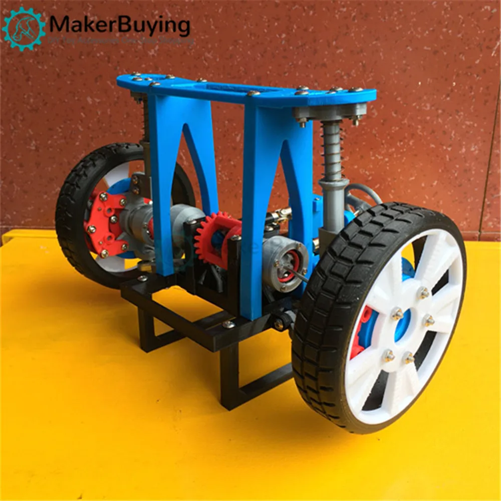 MacPherson vehicle steering differential axle shaft and other mechanical damping cage structure model 3D printing