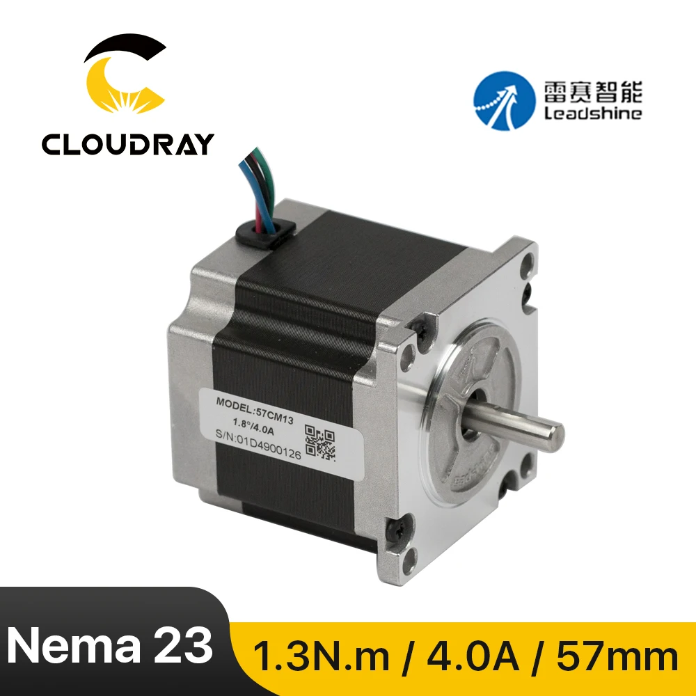 Leadshine Nema 23 Stepper Motor（57CM13）57mm 130Ncm 4A Stepper Motor 4-lead  Cable for 3D printer CNC XYZ