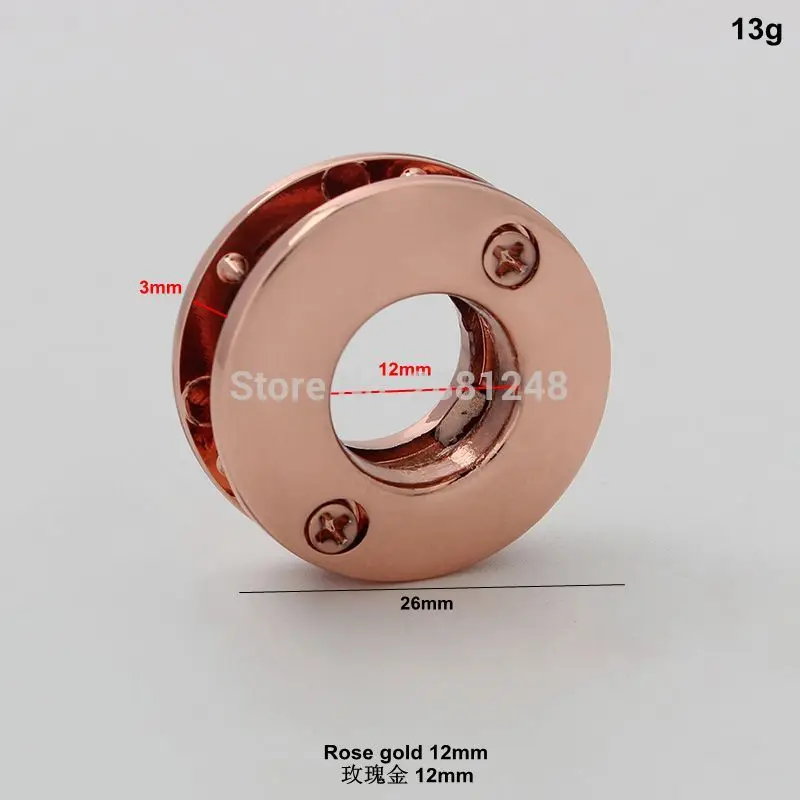 10-30 stücke 10 12 14mm Hohe qualität Legierung Ösen Schraube Ösen für Leinwand Leder Selbst Sichern Geldbörse schnalle Gepäck hardware