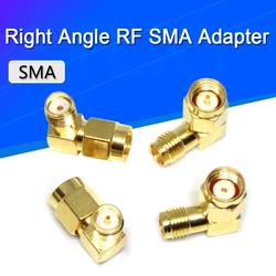 SMA to SMA Connector 90 Degree Right Angle SMA Male to Female Adapter Screw the Needle to SMA Male to Female