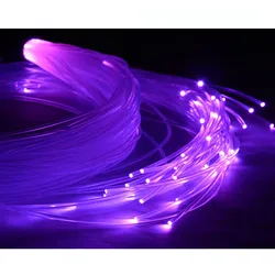 10PCSX 3mm Diameter X 1~5m End Glow PMMA Plastic Optical Fiber Cable For Star Sky Ceiling Decorative Lighting