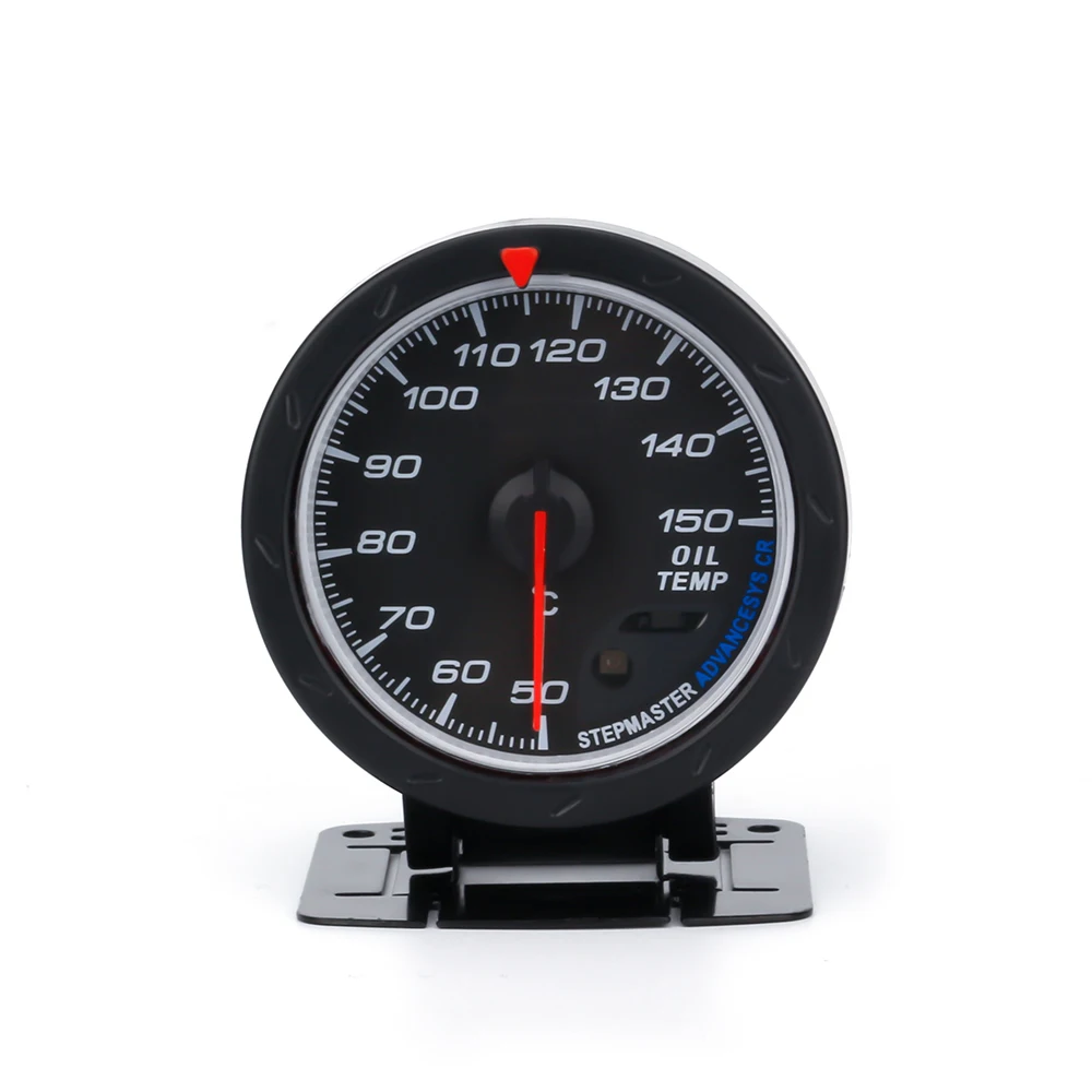 

60MM Car Oil Temperature Gauge Red & White Lighting 50- 150 Celsius Oil Temp Gauge Car Meter with sensor