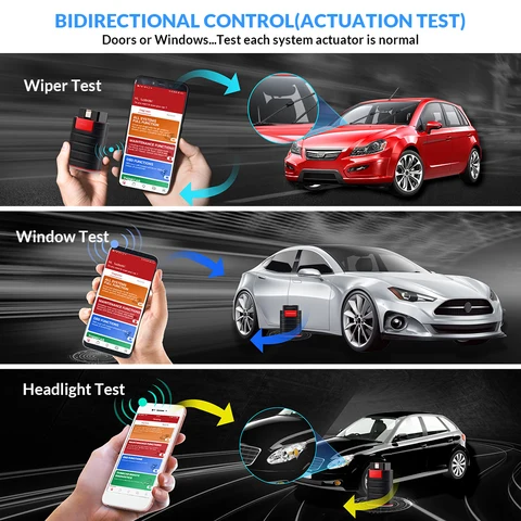 Thinkdiag OBD2 Scanner, полное программное обеспечение, 1 год, бесплатное обновление, считыватель кодов, двунаправленный диагностический инструмент для кодирования ЭБУ
