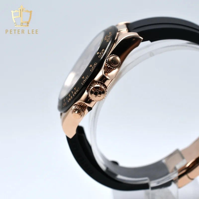 Peter Lee-reloj de lujo de alta calidad para hombre, accesorio masculino de pulsera resistente al agua con mecanismo automático de 40mm, diseño mecánico, venta al por mayor, envío directo