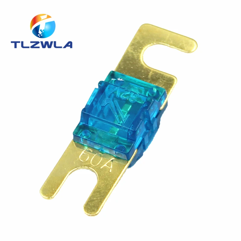 ANL Gold Plated Stud Car Fuses Mini Car Stereo Audio AFS Fuse 20A 30A 40A 50A 60A 70A 80A 100A 125A 150A 175A 200A