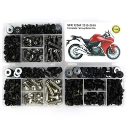 For Honda VFR 1200F VFR1200F 2010-2019 Motorcycle Full Fairing Bolts Kit Complete Fairing Clips Speed Nuts Steel