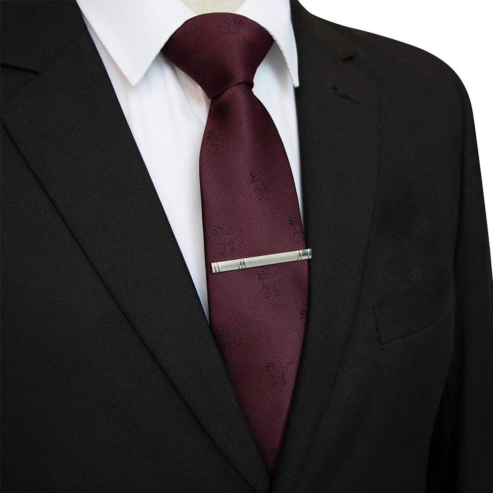 JEMYGINS Krawatte mit Tiermotiv für Herren, Seide, gewebte Krawatte, 8 cm, Cartoon-Dinosaurier, Fuchs, Jacquard, modisch, für Party, Hochzeit, Gravata, Geschenk – Detail 20